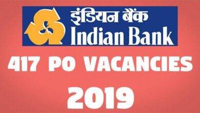 indian bank po -