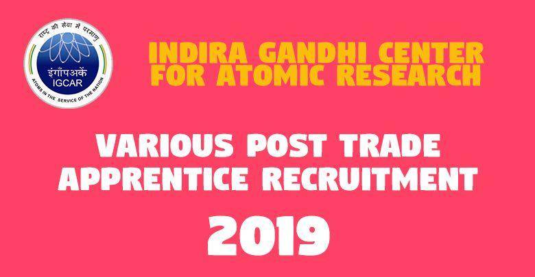 Various Post Trade Apprentice Recruitment -