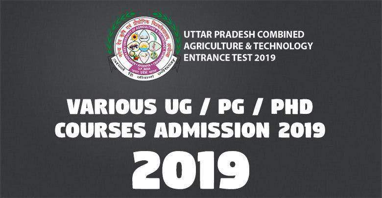 UPCATET Admit Card 2019 1 Various UG PG PHd Courses Admission 2019 -