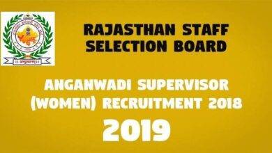 Anganwadi Supervisor Women Recruitment 2018 -