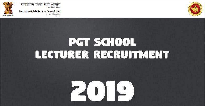 RPSC Rajasthan School Lecturer Reserve List / Pick Up List 2019 1 PGT School Lecturer Recruitment -