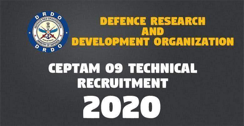 DRDO CEPTAM 09 Tech. Tier II Result 2020 1 CEPTAM 09 Technical Recruitment -