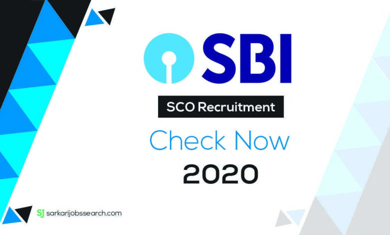 SBI SCO Online Form 2020 1 SCO Recruitment -