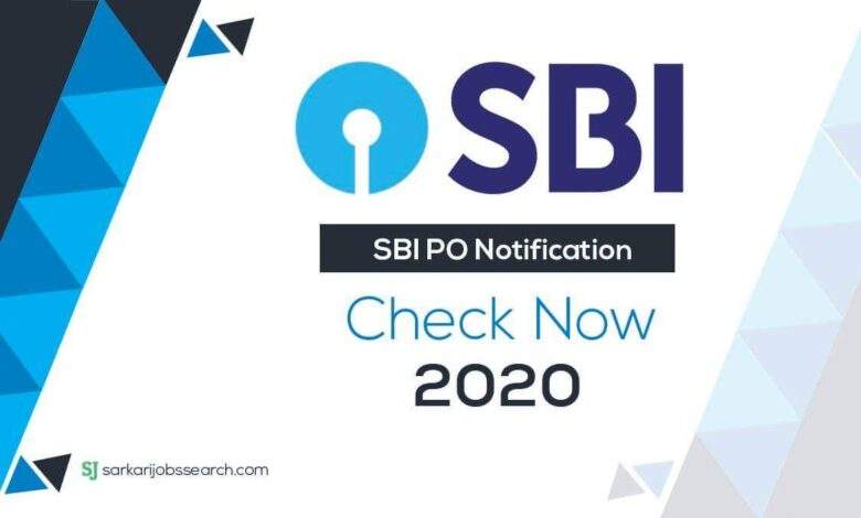 SBI PO 2020: SBI PO Notification, SBI PO Syllabus, Vacancy, Exam Pattern, and Others Details 1 Business Card Back Side Blue -