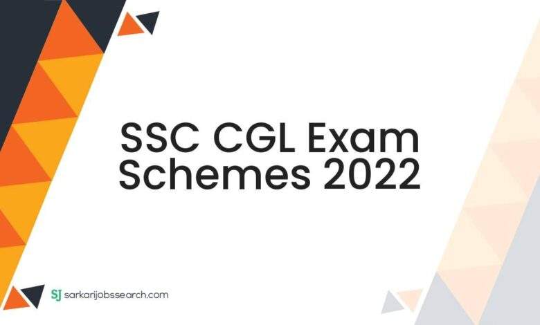 SSC CGL Exam Schemes 2022 1 SSC CGL Exam Schemes 2022